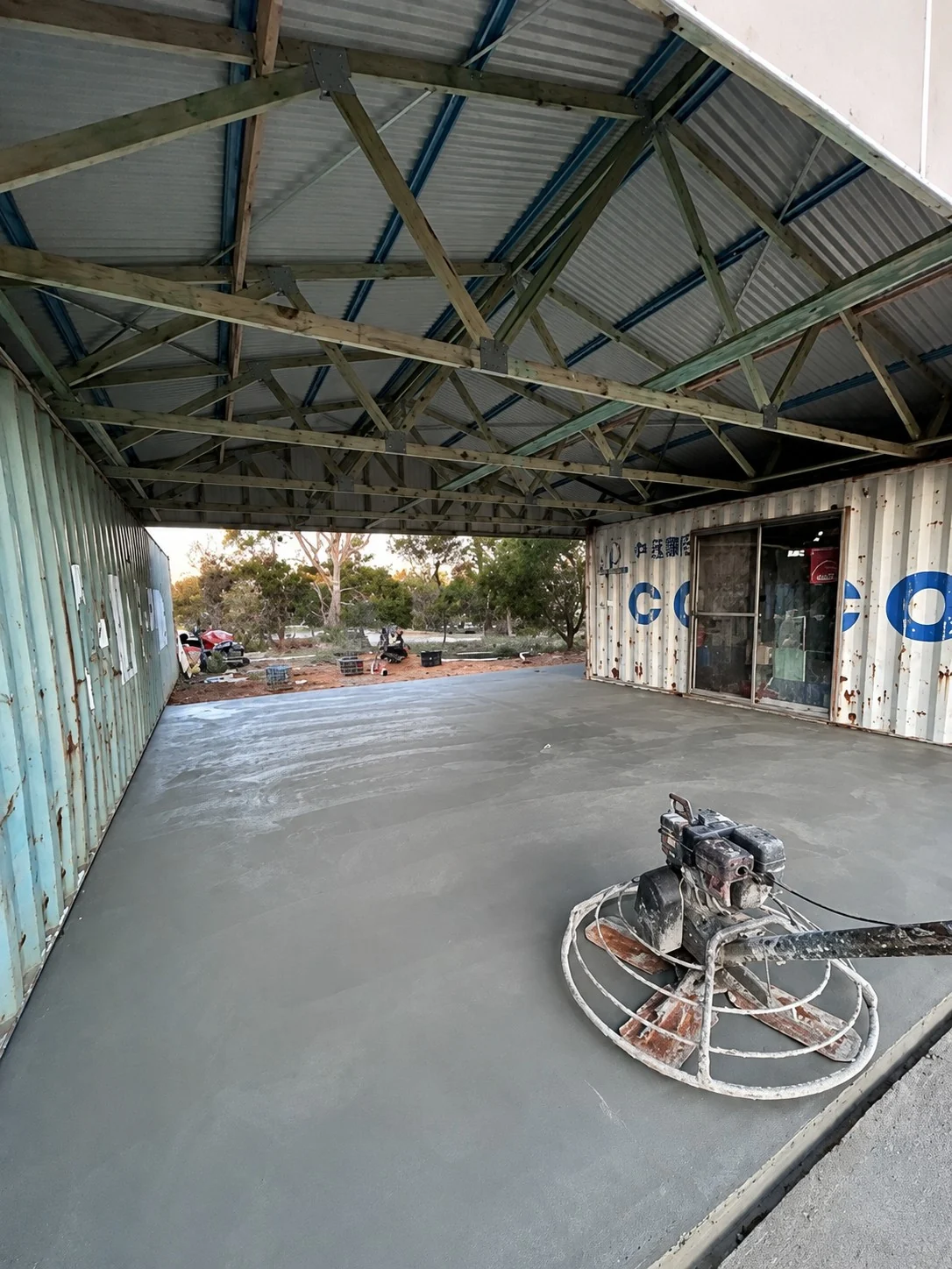 Concreting work by JGV Constructions, Canberra